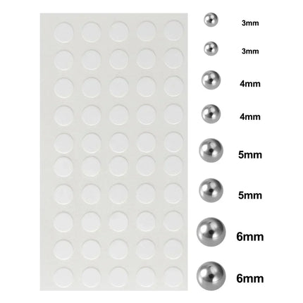 58pcs Non Piercing Lip Nails Sticker Selfadhesive Waterproof Reusable Fake Lip Nail Eyebrow Nose Ring Body Belly Button Jewelry