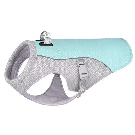 Summer Cooling Vest Harness Reflective Quick Release Hot Pet Clothes Cool Jacket For Small Medium Large Dog Accessories
