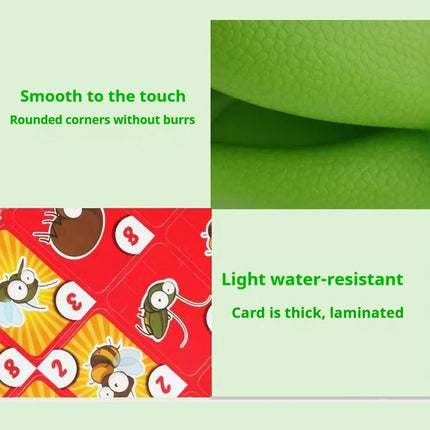 Frog Lizard Mask Wagging Tongue Lick Cards Board Games for Children Family Party Toys Antistress Funny Desktop Puzzle Game Toys