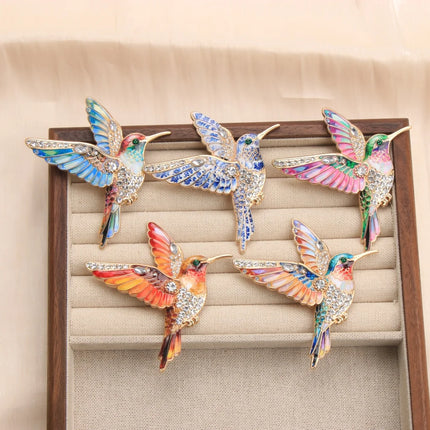 Baroque Luxury Swallow-Design Brooches for Men and Women, Jewelry and Accessories, Gifts for Weddings, Holidays, and Parties