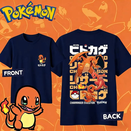 2026 Summer Pokemon Snorlax Graphic T Shirt Kids_Men_Women Short Sleeve Tee Cotton Streetwear Casual Tops Anime Graphic Print