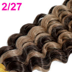 2-27 Deep Wave / 50g Sample / 30%-55%|Virgin Human Hair|30inches 75cm
