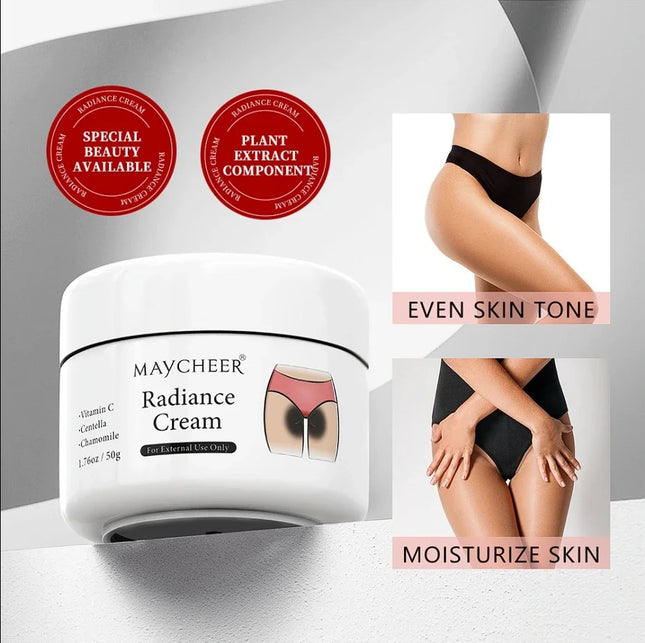 Whitening cream for intimate parts, armpits, buttocks, knees, lightens the inside of the thighs, intimate parts, eliminates