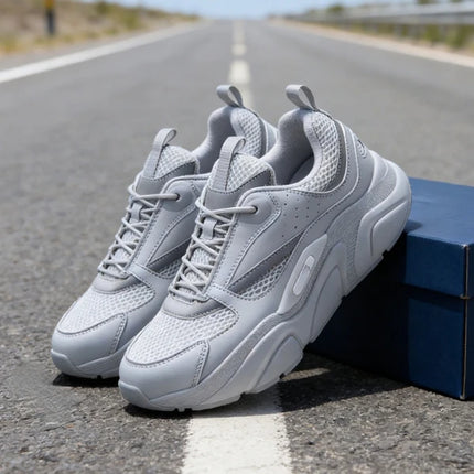 2026 Men's Casual Leather Sports Shoes B22 Cross-Laced Design High-End Feel Comfortable Breathable for Summer Season