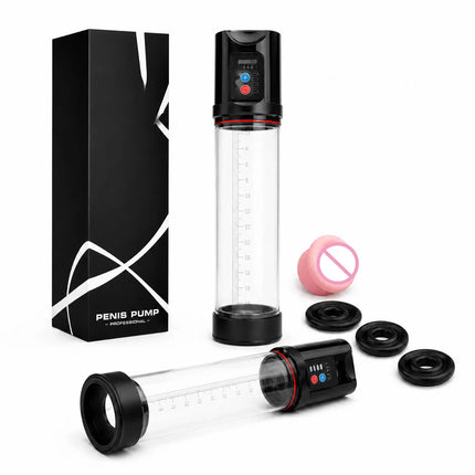 Vacuum Pump Electric Penis Enlargement Extend Pump Enhanced Penis Male Masturbator Penis Pumps for Men Erections Adult Sex Toys
