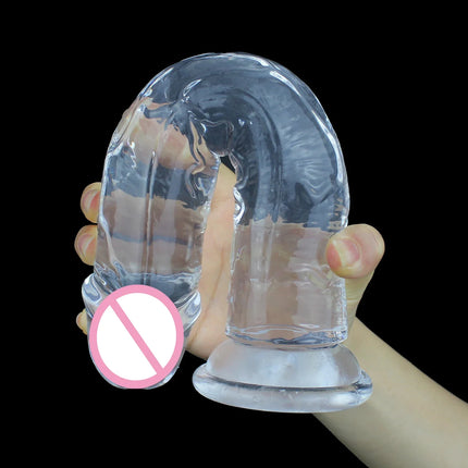 Cheap 5 Colors Small Transparent Dildo Suction Cup Jelly Dick Women Erotic Anal Sex Toys Soft Clitori Vaginal Masturbators Penis