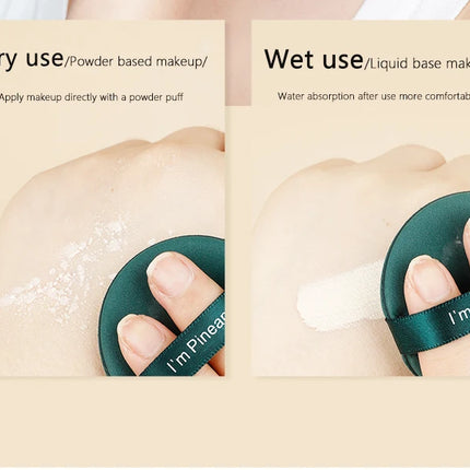 Single air cushion puff with canister powder puff set a box of 7 packs do not eat powder convenient storage beauty tools