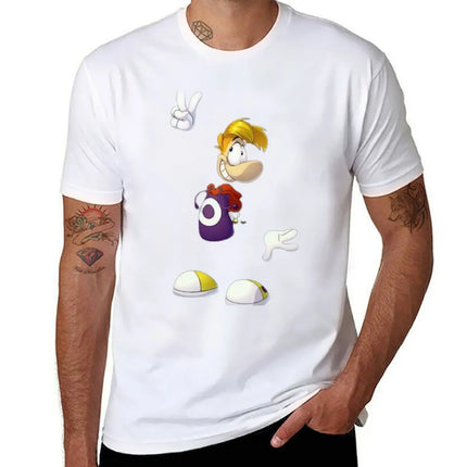 Rayman T-Shirt funny t shirts cotton t shirts for man graphic funny T-Shirt
