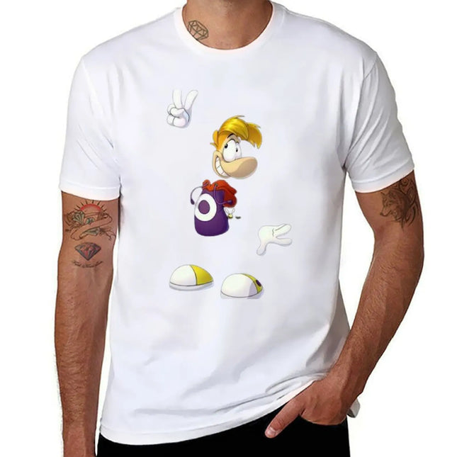 Rayman T-Shirt funny t shirts cotton t shirts for man graphic funny T-Shirt