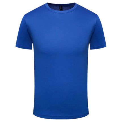 Summer Quick-drying T-shirt Custom Logo Breathable Sports Top Embroidery Personalized Logo Team Activity T-shirt Print Pattern