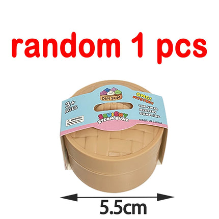 Blind box Colorful Simulated Dumpling Squishy Relaxing Relieve Anxiety Antistress Enhance Happiness Rebound Squeeze Reliever Toy