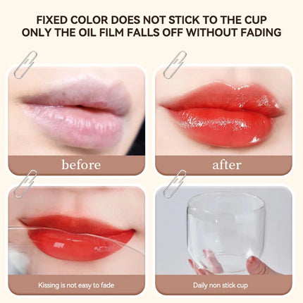 GECOMO Black Magic Lipstick - Moisturizing Gloss, Long-Lasting, Temp-Sensitive Color Change, Lip Hydration,Korean makeup