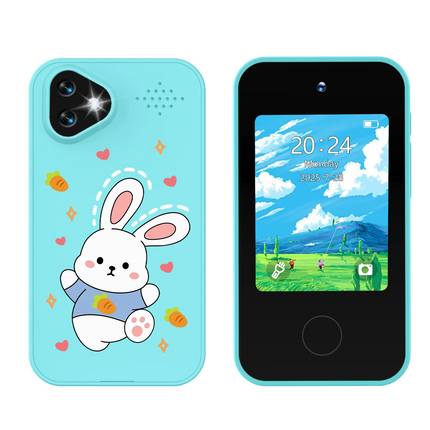 Kids Smart Phone Toy Dual Camera 1080P HD Educational Game Music Player Safe Mode Early Learning Toy Birthday Gift For Boys Girl