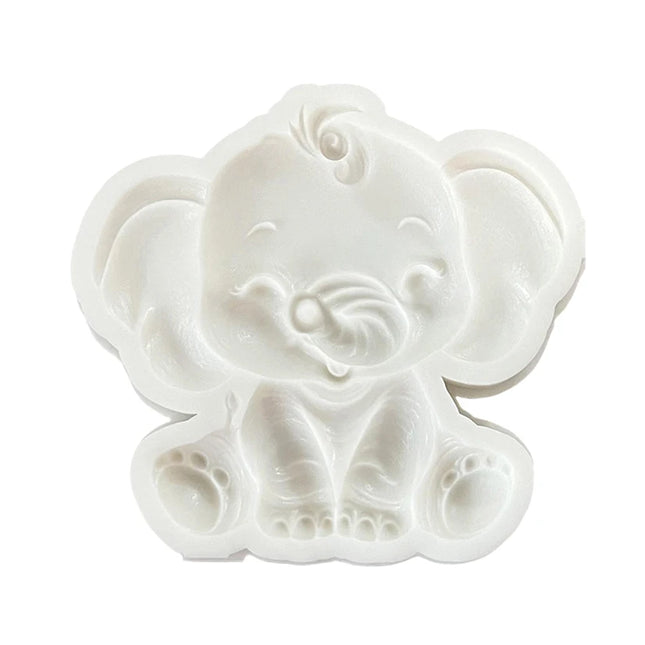 Baby Elephant Silicone Sugarcraft Mold Chocolate Cupcake Baking Fondant Cake Decorating Tools