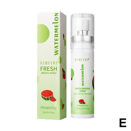 Oral Fresh Spray Mouth Freshener Oral Odor Treatment Oral Remove Bad Breath Fruit Litchi Peach Flavor Persistent Oral Care