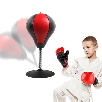 Fun Punch Rages Bag, Heavy Duty Desktop Punching Bag For Mood Relief Desktop Punching Bag with Suction Cup For Office Table