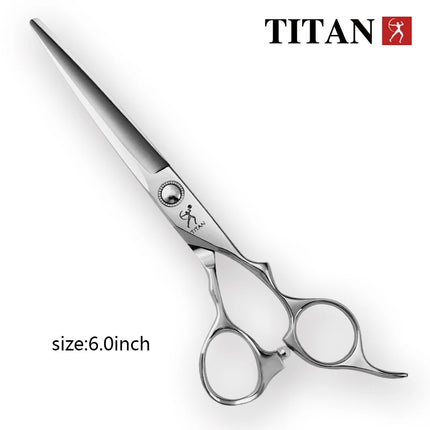 TITAN Professional Hairdressing Haircut Scissors 6 Inch VG10  Hairdresser's Cutting Thinning Tools High Quality Salon Set
