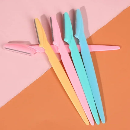 3pcs Eyebrow Trimmer Blade Shaver Portable Face Razor Eye Brow Epilation Hair Removal Cutters Safety Razor Woman Makeup