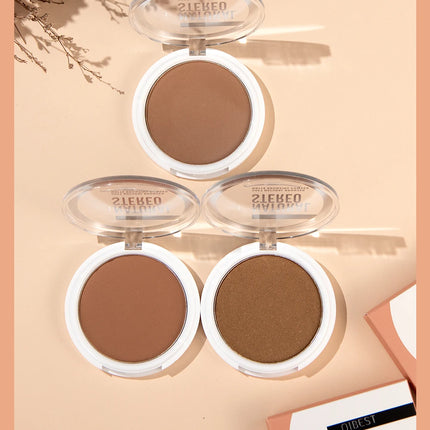 QIBEST Cream Contour Palette Dark Bronzing Powder Charlotte Makeup For Face Highlighter Bronzer Long-Lasting Concealer Cosmetics