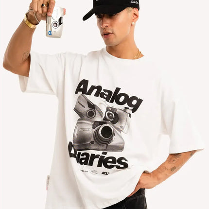 Streetwear Oversized Y2K Unisex New Trend Print Cotton Round Neck Short Sleeve Fashion Casual Loose T-Shirts Fashion Tops
