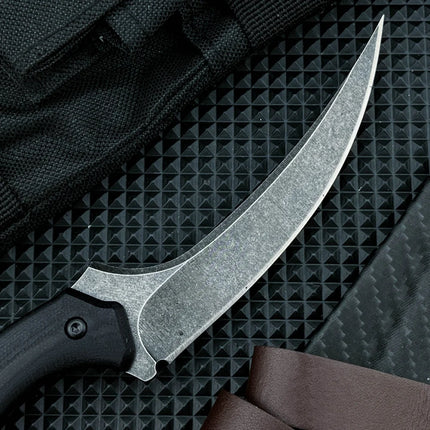 High-quality Lightweight Straight Knife with K Sheath Utility Outdoor Camping Survival Adventure Tactical EDC Tools Collectibles