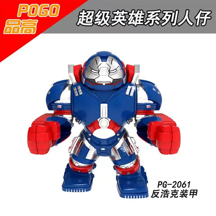 Building blocks, Marvel superheroes, assembled dolls, Spider Man, Iron Man, Venom, Shark, Deadpool, DIY gifts, children's toys