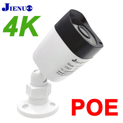Poe Camera 8MP 4K Outdoor Waterproof Security Surveillance NightVision 4MP 5MP Onvif CCTV Video HD Home IP Cam Remote Monitoring