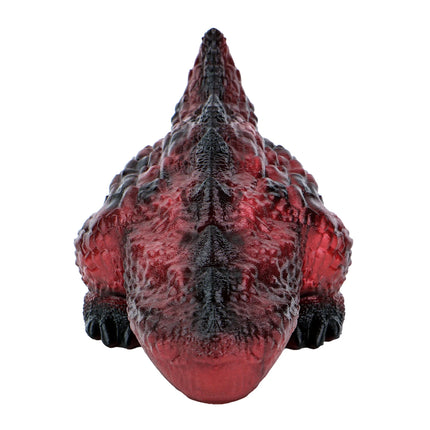 SHAZ Red Black Scaled Fantasy Dragon Masturbator, Platinum Silicone Demon Dragon Butt , Two Channel Onahole Stroker, Adult Toy