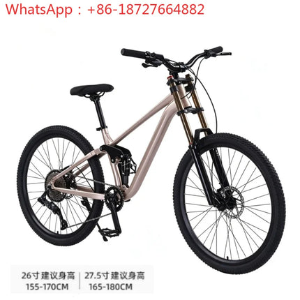 Aluminum alloy 27.5/26 inch soft tail mountain bike, multi-scene available