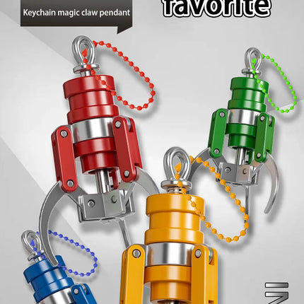 Doll Machine Grab-clip keychain Can Clip Simulated Mini Color Claw keychain Bag Pendant Accessories For Party Gifts New