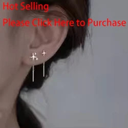 VENTFILLE 925 Sterling Silver CZ Star Moon Asymmetric Hoop Earrings for Women Girls Gold Silver Color Party Jewelry Gifts