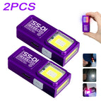 2PCS Purple Torch / Fixed Focus