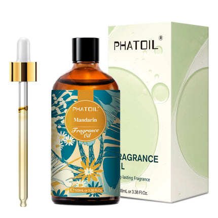 PHATOIL 1PCS 100ml Fragrance Oil For Diffuser Aromatherapy Fruit Carnival Coconut & Vanilla Almond Vanilla Strawberry Aroma Oils