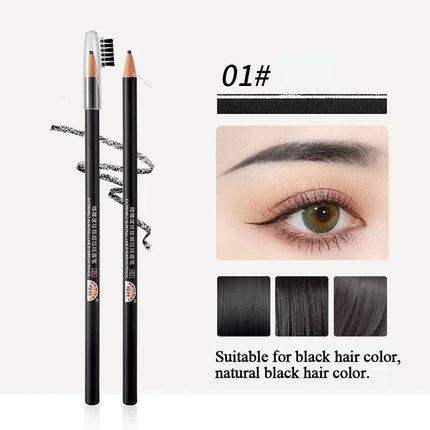 Eyebrow Pencil Waterproof Eyebrow Enhancers Long Lasting Brow Cosmetics Professional Makeup Brow 2mm Ultra-fine Eyebrow Pencil