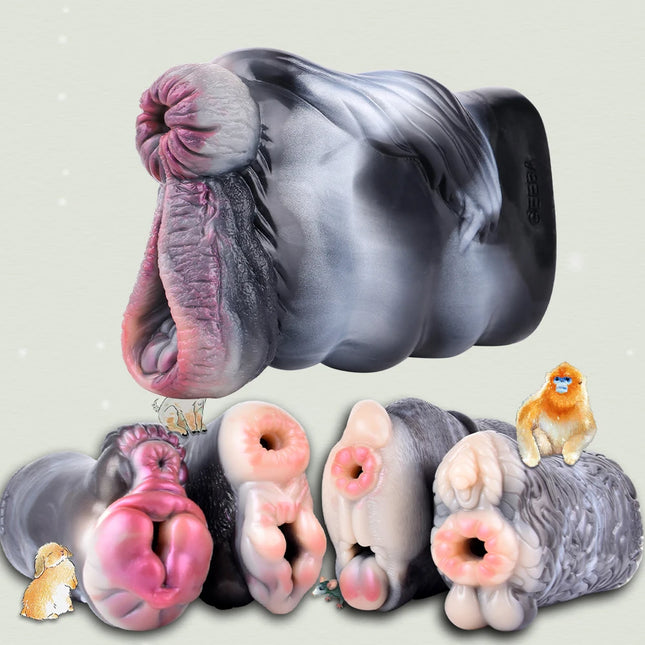 NNSX Animal Realistic Vagina Anal Male Masturbator Sex Toys for Men Silicone Pocket Pussy 3D Artificial Stroker Erotic Sex Toys