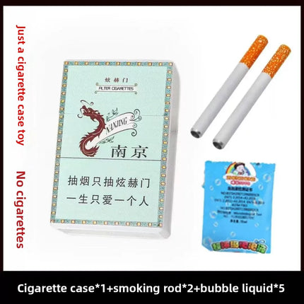 Simulated Toy Bubble Cigarette Box Creative and Funny Adult Decompression Cigarette Bubble Prank Abstract