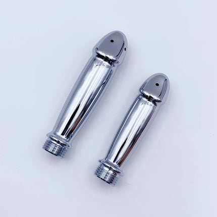 Metal Dildos Anal Douche Enema Syringe Anal plug Shower Head Anal Cleaning Kit Butt Plug Bathroom Supplies Adult Gay Sex Toys