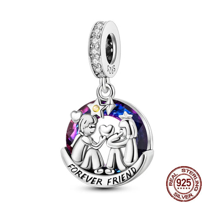 100% 925 Sterling Silver Graduation Season Series Owl Bachelor's Hat Charms Beads Fit 3mm 925 Original Bracelets DIY Jewelry