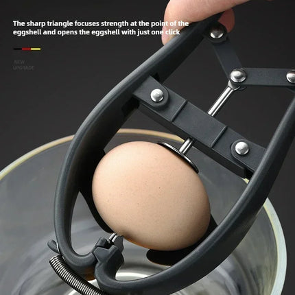 Automatic Egg Cracker Stainless Steel Egg Separator for Raw Egg White Separator Egg Opener Easy Eggshell Cutter Kitchen Gadget