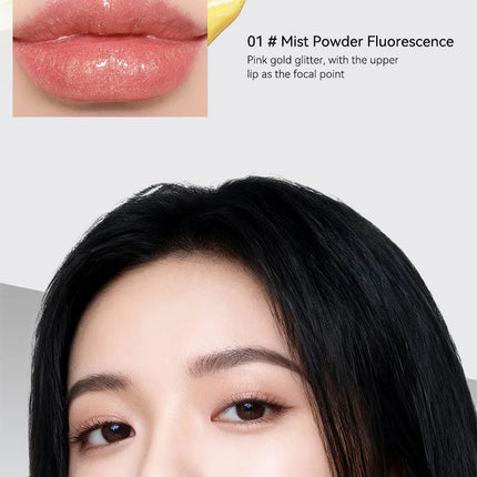 Gecomo Temperature Color Change Lip Balm Long-Lasting Hydration Soft Moisturizing Deep Nourishment Fine Glitter Anti-Wrinkle Enhance Complexion Lip Care