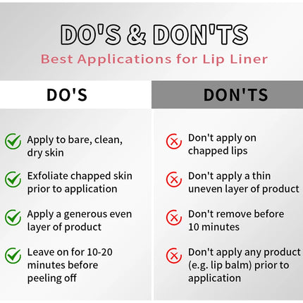 Waterproof Lip Liner Peel Off Tattoo Lipgloss Waterproof Long Lasting Matte Lip Tint Brown Contour Tear-off Lips Stain Cosmetics