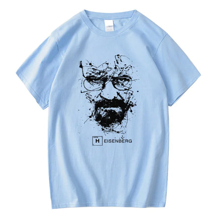 Men's Fashion Casual Top Quality 100% Cotton Breaking Bad T-Shirts Men Heisenberg Camisetas Hombre Men Cool Tee Shirt Tops