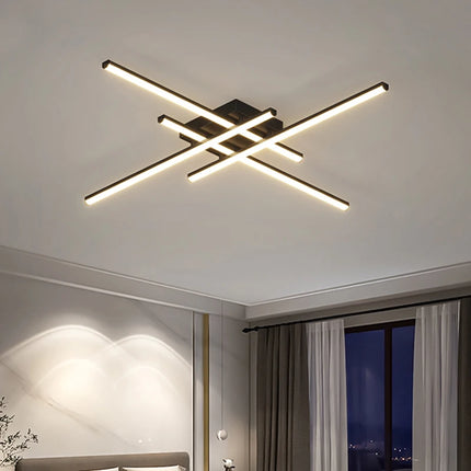 Fixtures Ceiling Light Geometric Aesthetics For Living Room Bedroom Dining Room Black Chandelier Ceiling Lamp Fixtures Home Lamp