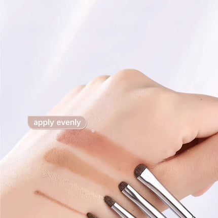 Horse Hair Eye Detail Makeup Brush Small Eye Shadow Brush Eyeliner Brush Smudge Brush for Precision Makeup Application