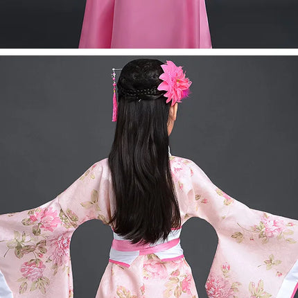 Autumn Two-piece Set Kids Hanfu Cosplay Tang Girl Suit Dance Costume Baby Outfits Ancient Girls Clothing Hanfu Children Suits