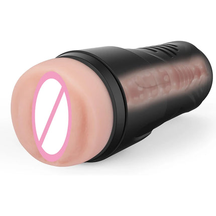 Manual Male Masturbation Cup Silicone Realistic Vagina Clitoris Pocket Pussy Endurance Exercise Adult Goods Sex Toy for Men