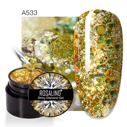 ROSALIND 5ML Painting Gel Nail Polish Nail Art Design Varnishes Stamping Polish Semi Permanent Gels Top Coat Manicure Lacquer