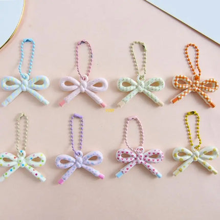 Whimsical Resin Bowknot Strand Trendy DIY Craft Supply For Jewelry Making Bag Decors