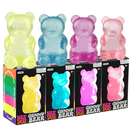 Needoh Bear Squishy Fidget Toy Stress & Anxiety Relief Helps Improve Focus Perfect for Birthday Gifts & Desk Decor