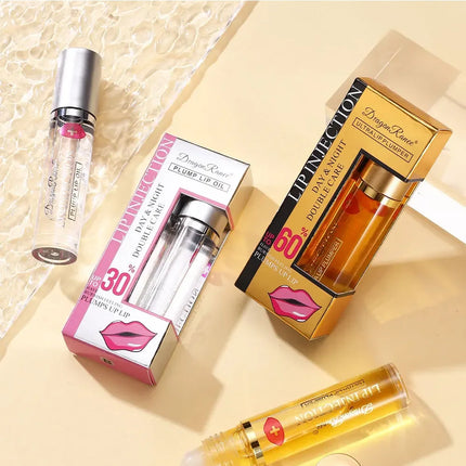 Instant Volumising Lip Plumper Oil Lip Enhancer Lip Gloss Plumping Serum Moisturizing Anti-Wrinkle Lipstick Sexy Lip Care Makeup